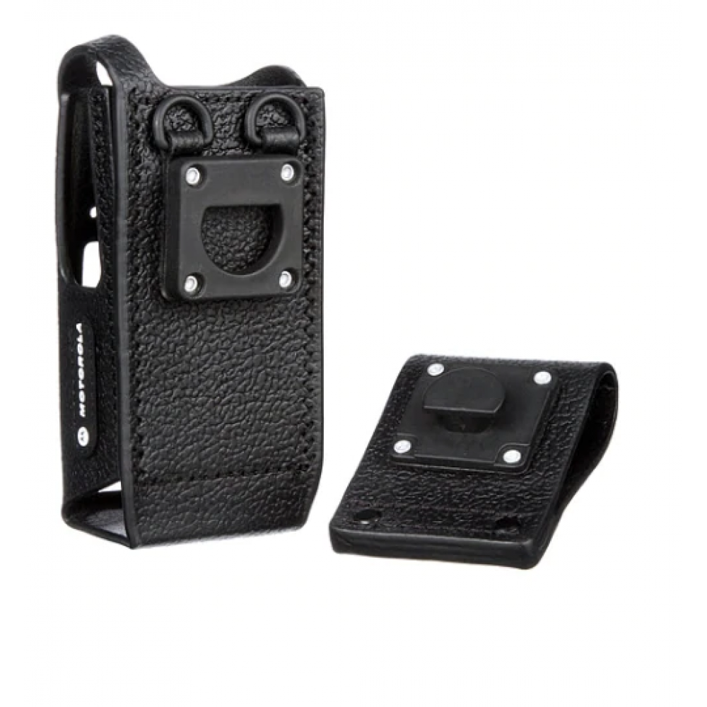 Industrial Strength Belt Loop Leather Pouch For Motorola Iden I455