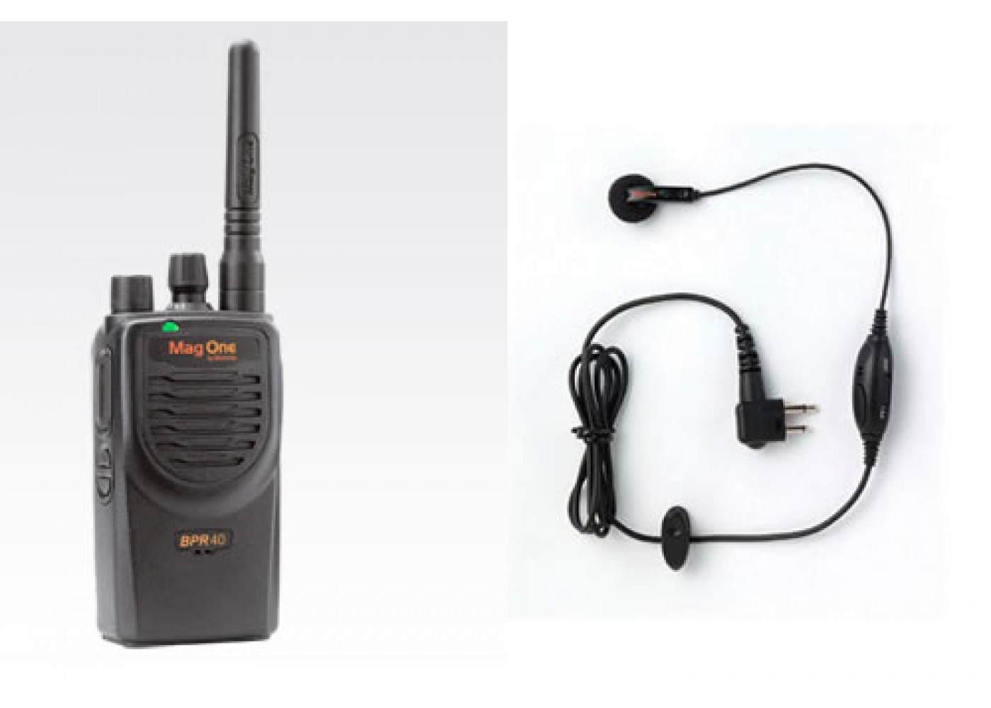 BPR40 UHF channel two-way radio with free headset